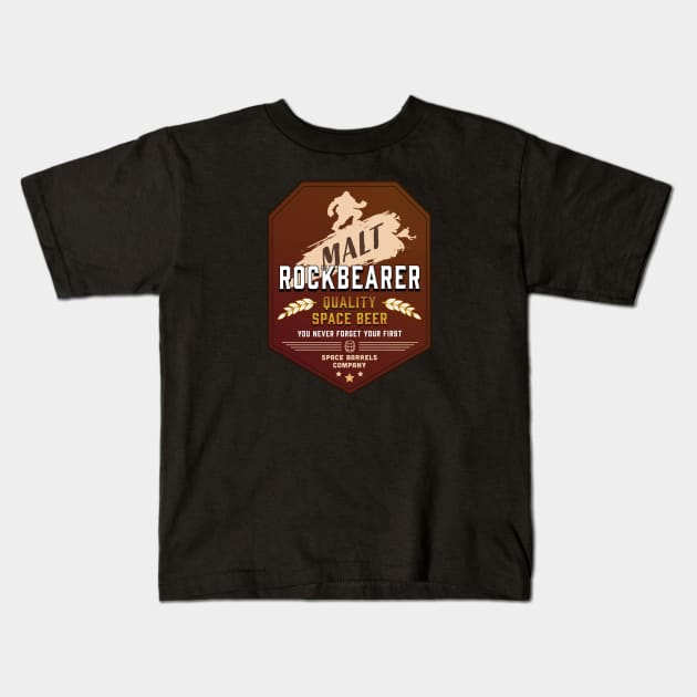 Deep Rock Galactic Malt Rockbearer Quality Space Beer Kids T-Shirt by Arnieduke